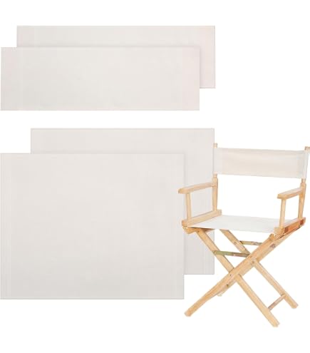 Amazon.com: Cansybil Director Chair Canvas Replacement Kit,White